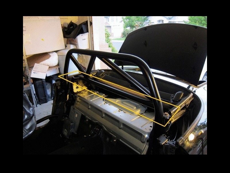 Hard Dog BoltIn Harness Bar Black Powdercoat